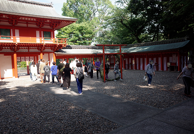 令和7年の夏越大祓の様子